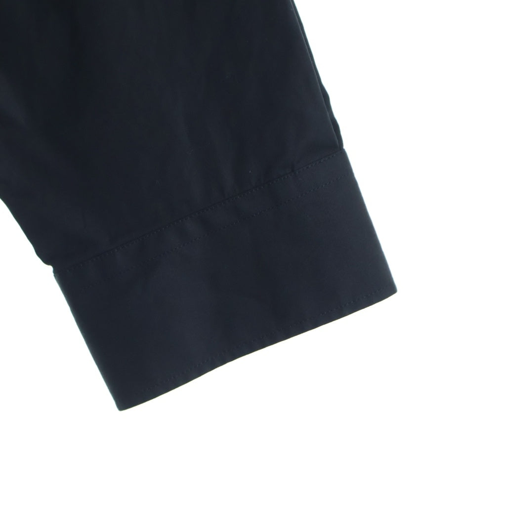 BALENCIAGA(バレンシアガ) 22AW Lifted Collar Shirt オープンカラー 長袖シャツ ブラック 704462