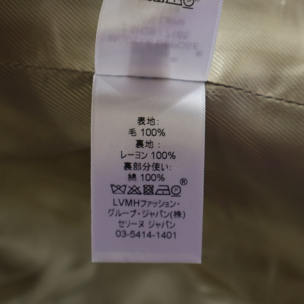 CELINE(セリーヌ) フィービー期 クロンビー ウール コート ベージュ 2 8H38/7165 レディース