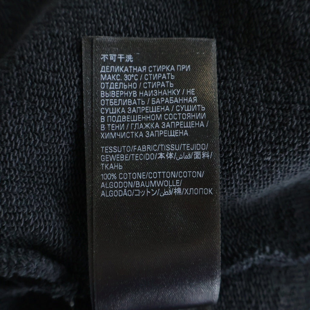 BALENCIAGA(バレンシアガ) 24SS UNITY SPORTS ICON ダメージ クロップド スウェットプルオーバー パーカー ブラック 783397