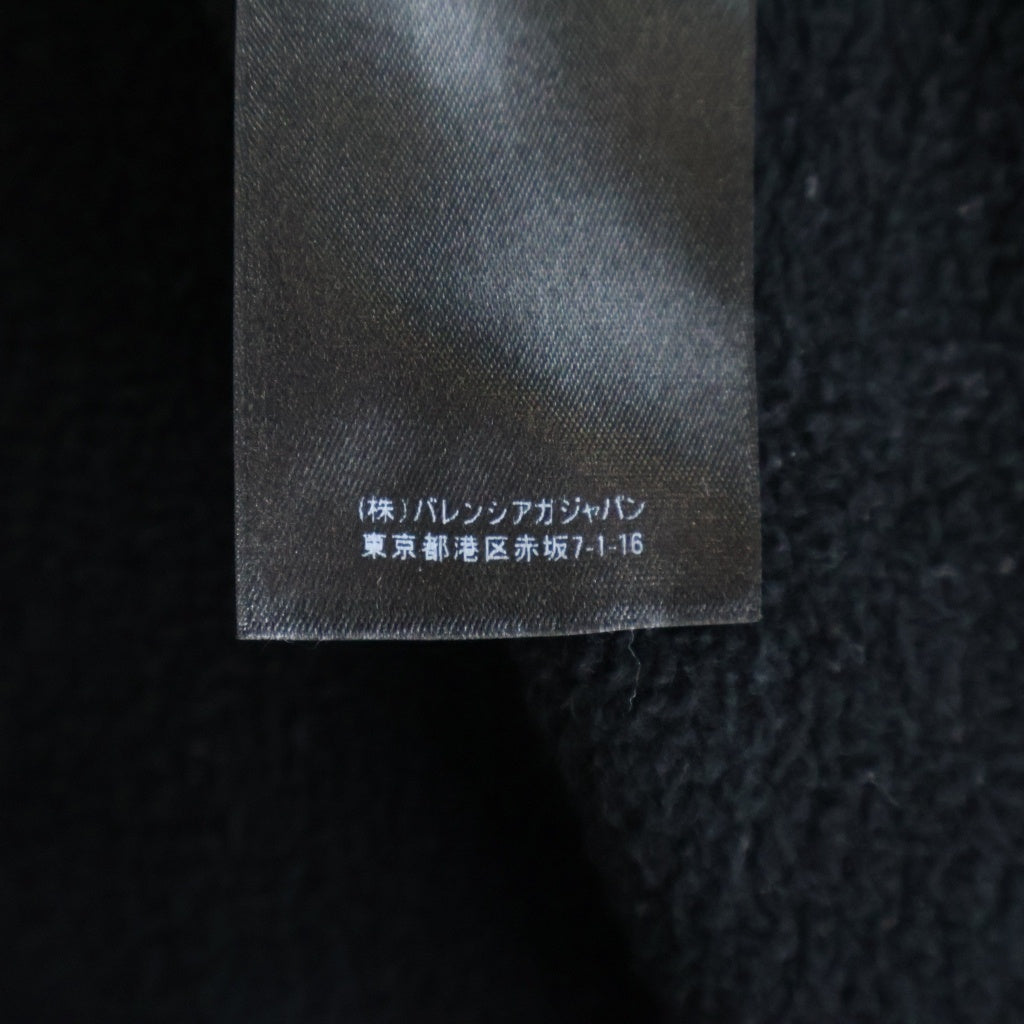 BALENCIAGA(バレンシアガ) 19AW Cristobal Sweatshirt BB刺繍 スウェット トレーナーブラック 601491