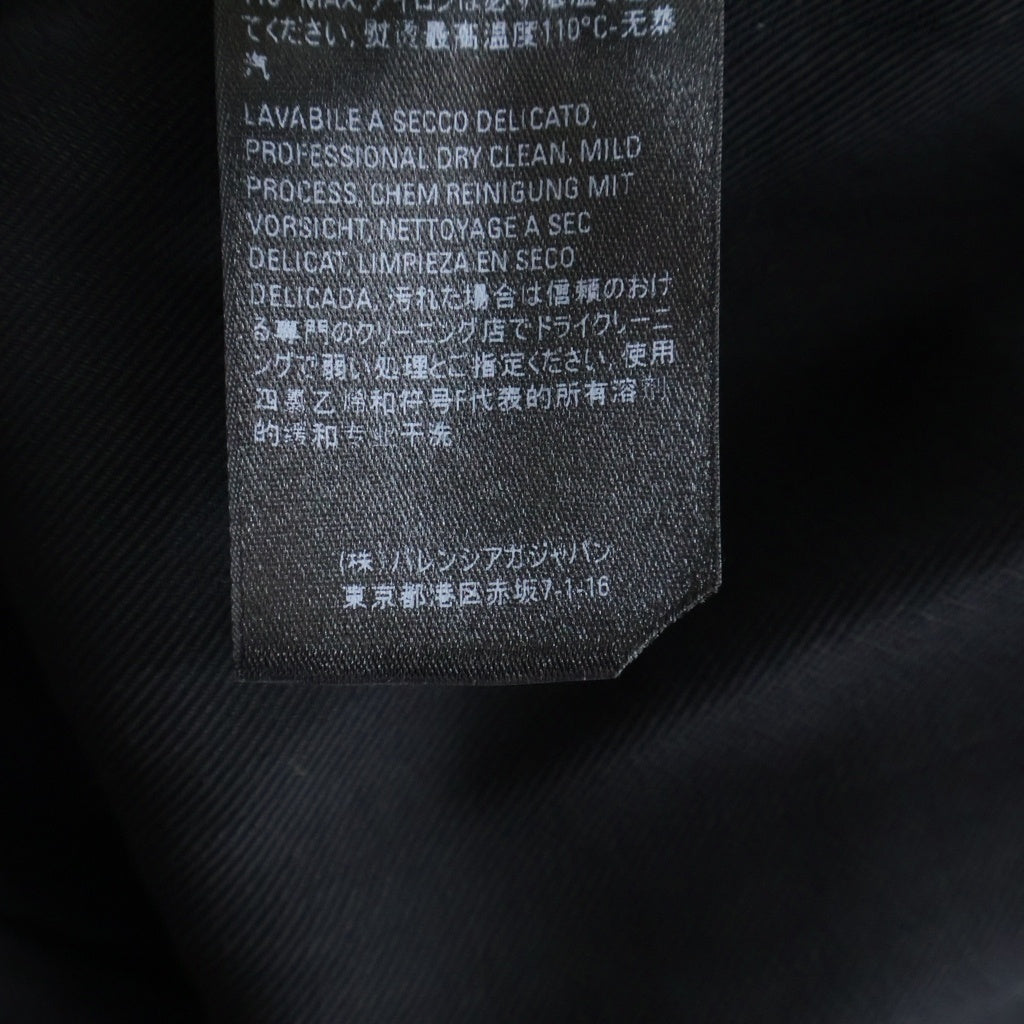 BALENCIAGA(バレンシアガ) コットンツイル スタッフ 長袖シャツ ブラック 616456