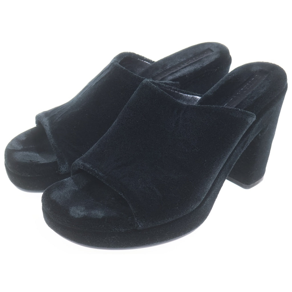 BOTTEGA VENETA(ボッテガヴェネタ) GLEAM SANDAL CARPET カーペット ヒールパンプス レディース ブラック 677572 V1AQ0