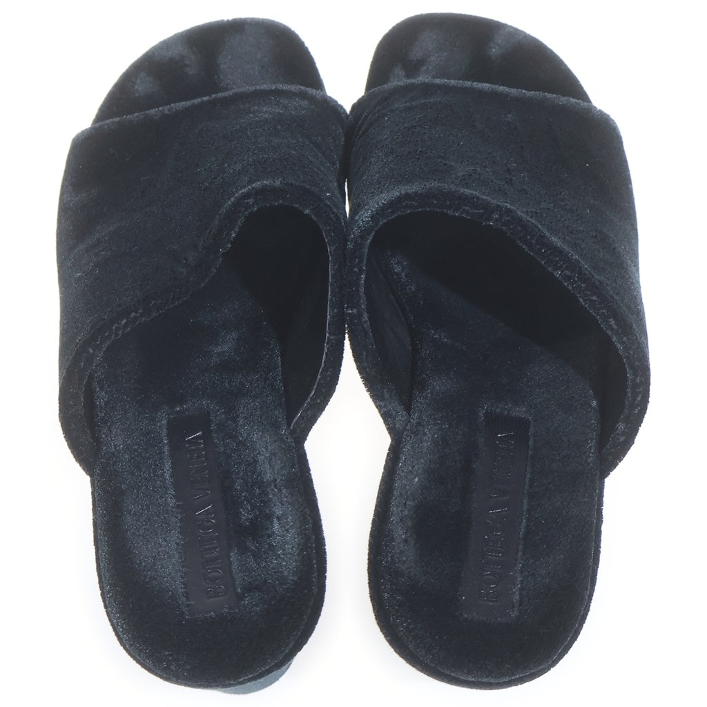 BOTTEGA VENETA(ボッテガヴェネタ) GLEAM SANDAL CARPET カーペット ヒールパンプス レディース ブラック 677572 V1AQ0