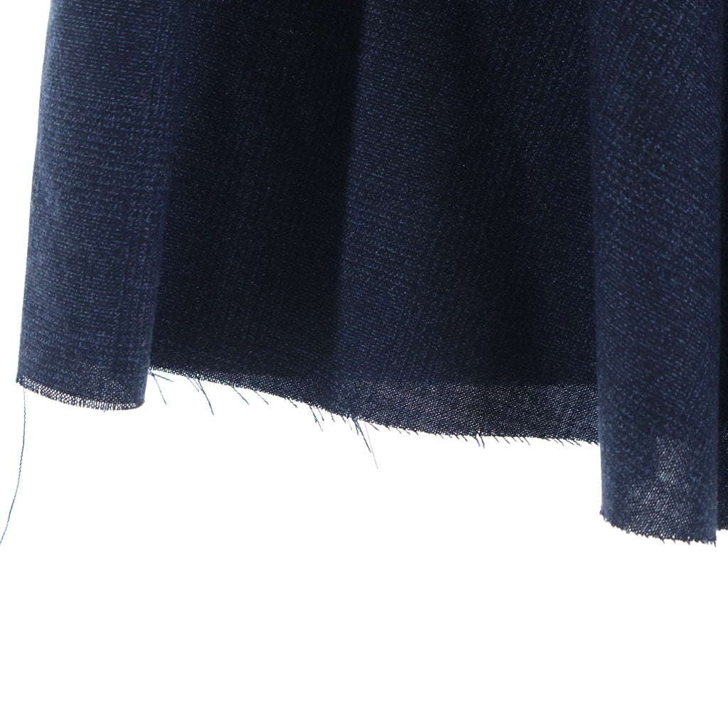 BALENCIAGA(バレンシアガ) ウール アシンメトリー スカート ネイビー 518170 レディース