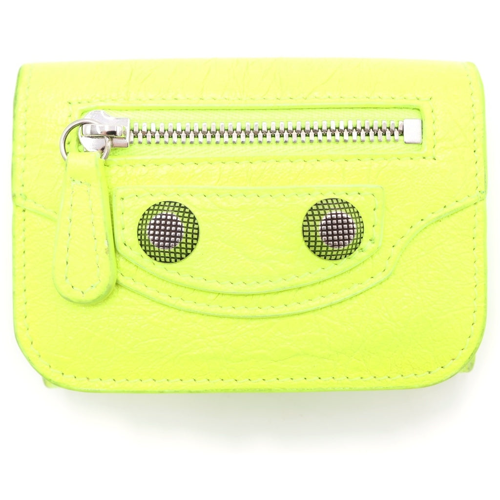 BALENCIAGA(バレンシアガ) Le Cagole Mini ルカゴール ミニ コンパクトウォレット イエロー 715234 レディース