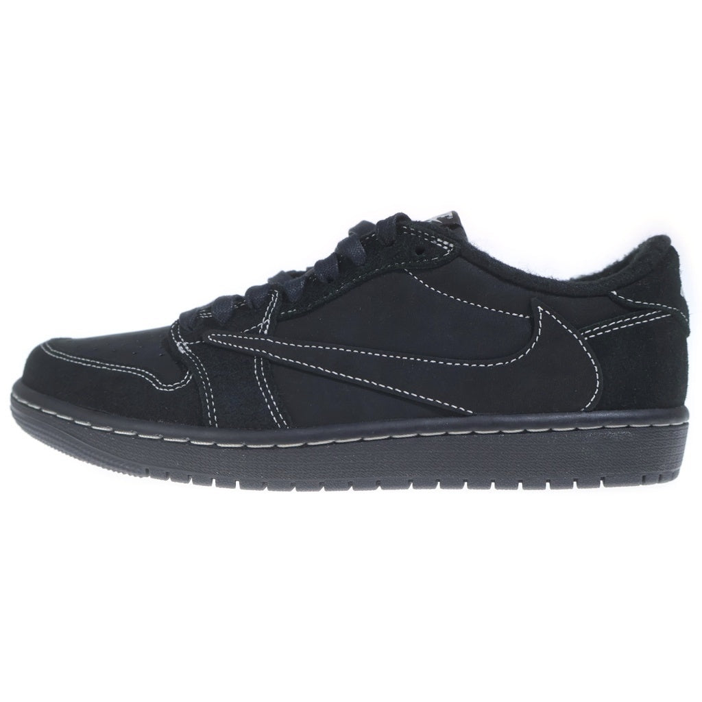 NIKE(ナイキ) ×TRAVIS SUCOTT AIR JORDAN1 LOW OG SP BLACK PHANTOM DM7866-001 トラヴィススコットエアジョーダン1 ロー ブラック ファントム ローカットスニーカー