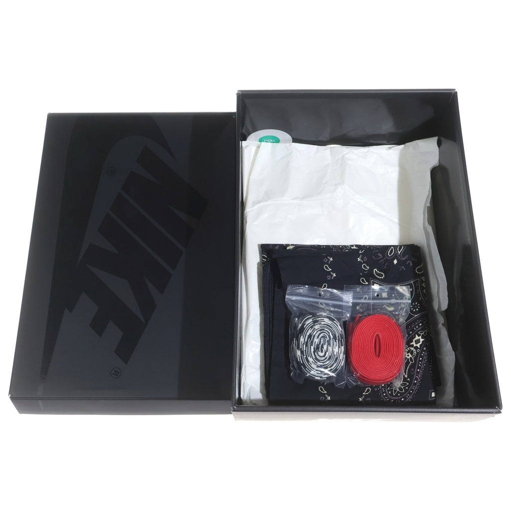 NIKE(ナイキ) ×TRAVIS SUCOTT AIR JORDAN1 LOW OG SP BLACK PHANTOM DM7866-001 トラヴィススコットエアジョーダン1 ロー ブラック ファントム ローカットスニーカー