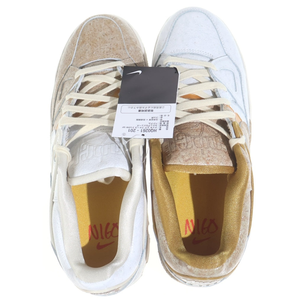 NIKE(ナイキ) ×NIGO AIR FORCE3 LOW SP NIGO HEEL LOGO HQ0261-201 二ゴー エアフォース3 ローカットスニーカー ホワイト/ベージュ US10.5/28.5cm