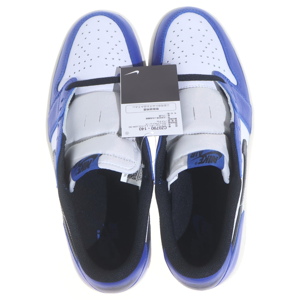 NIKE(ナイキ) AIR JORDAN1 RETRO LOW OG GAME ROYAL CZ0790-140 エアジョーダン1 レトロ ゲームロイヤル ローカットスニーカー ブルー/ホワイト US11/29cm