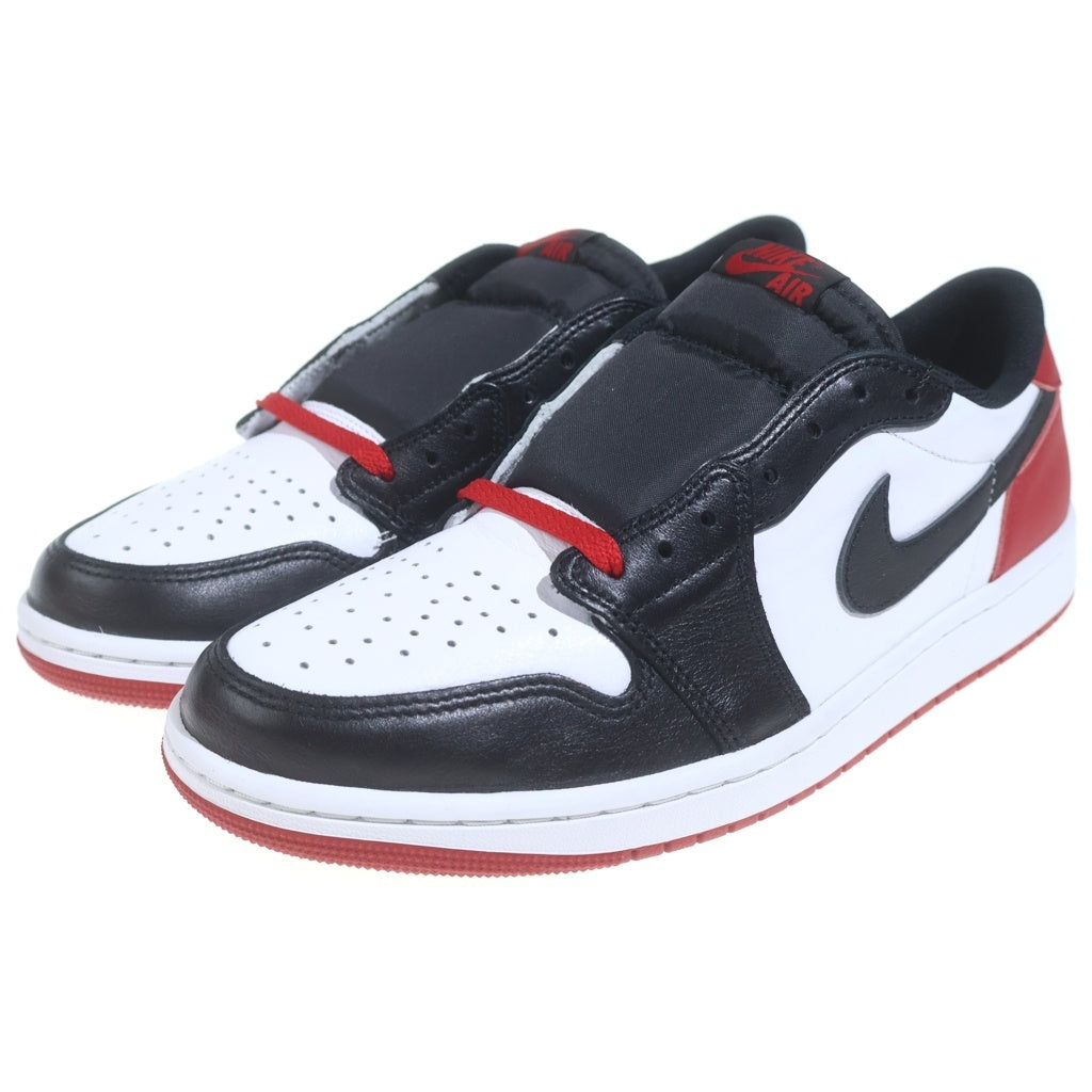 NIKE(ナイキ) AIR JORDAN1 RETRO LOW OG BLACK TOE CZ0790-106 エアジョーダン1 レトロ ブラック トゥ ローカットスニーカー レッド/ホワイト US11/29cm