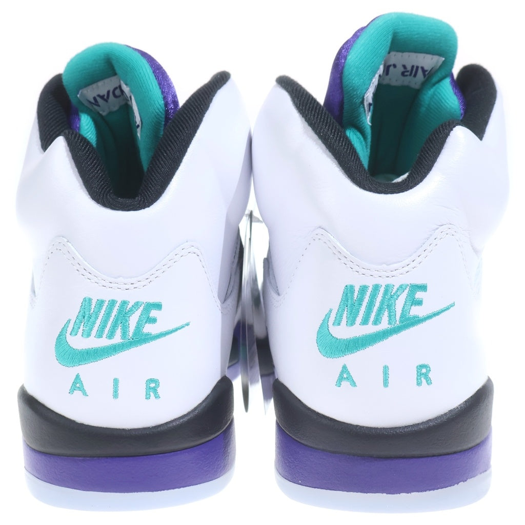 NIKE(ナイキ) AIR JORDAN5 RETRO GRAPE HQ7978-100 エアジョーダン5 レトロ グレープ ハイカットスニーカー ホワイト US11/29cm