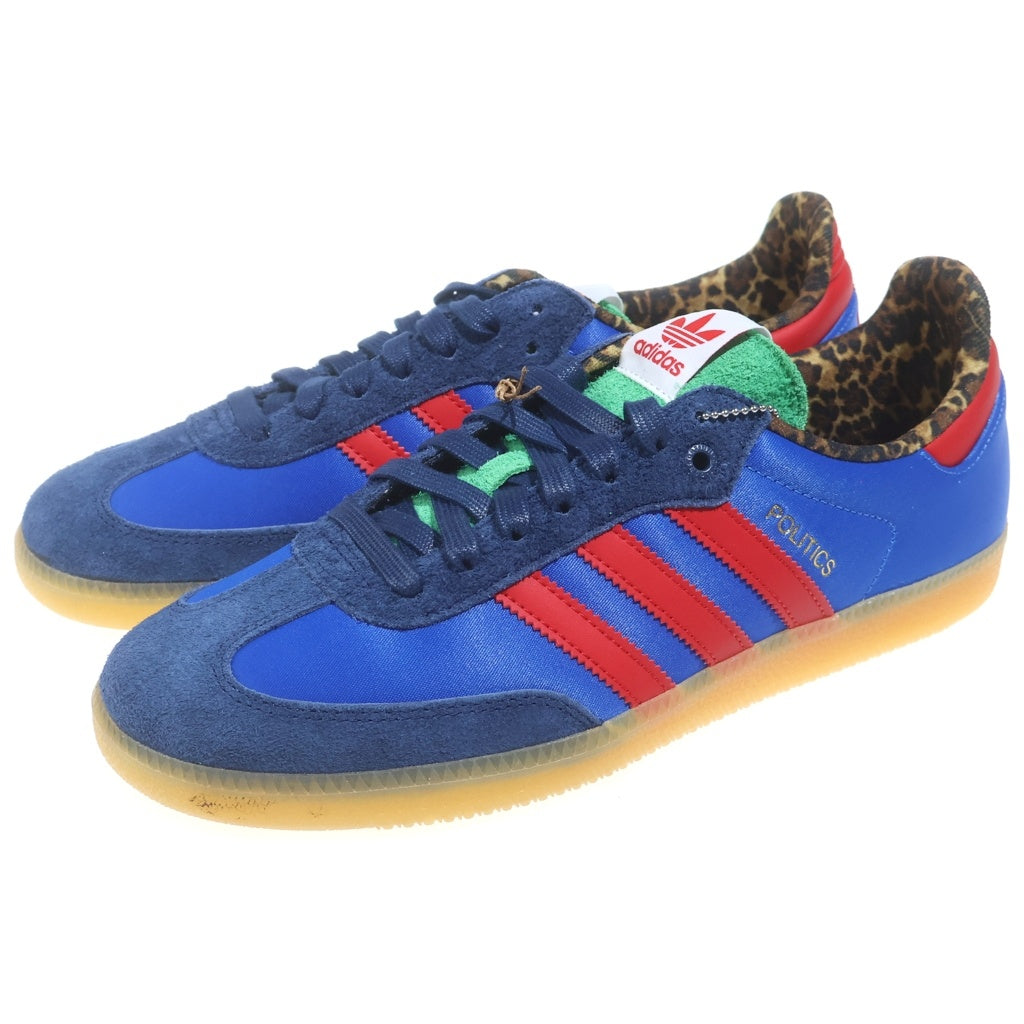 adidas(アディダス) ×SNEAKER POLITICS CONSORTIUM SAMBA IE0173 スニーカー ポリティクス コンソーシアム サンバ ローカットスニーカー ブルー US10.5/28.5cm