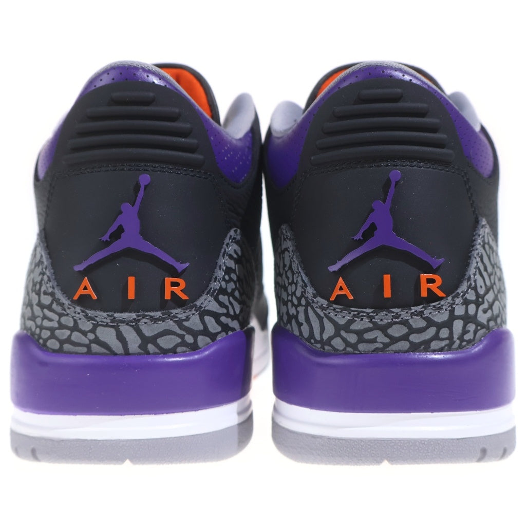 NIKE(ナイキ) AIR JORDAN3 RETRO CT8532-050 エアジョーダン3 レトロ ハイカットスニーカー パープル/ブラック US11/29cm