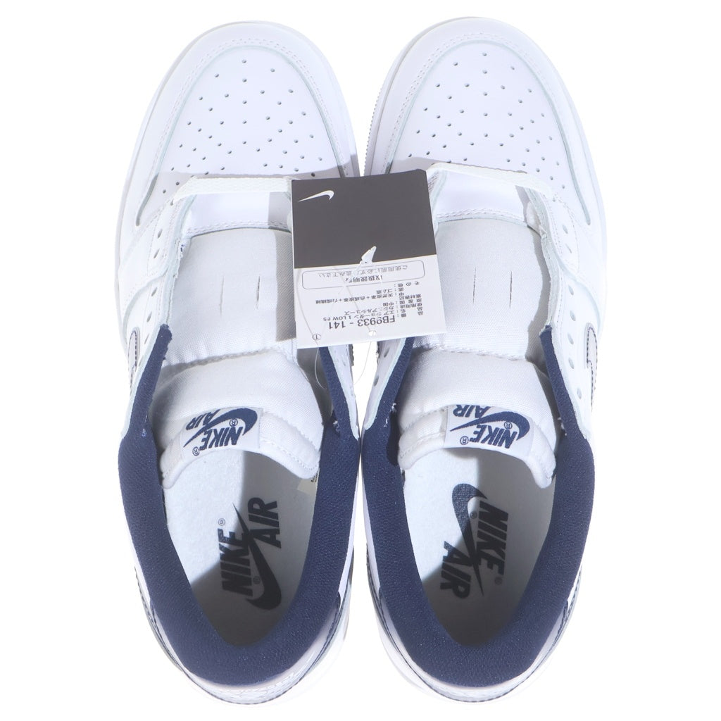 NIKE(ナイキ) AIR JORDAN 1 LOW 85 METALLIC BLUE FB9933-141 エアジョーダン1 メタリックブルー ローカットスニーカー ホワイト US11/29cm