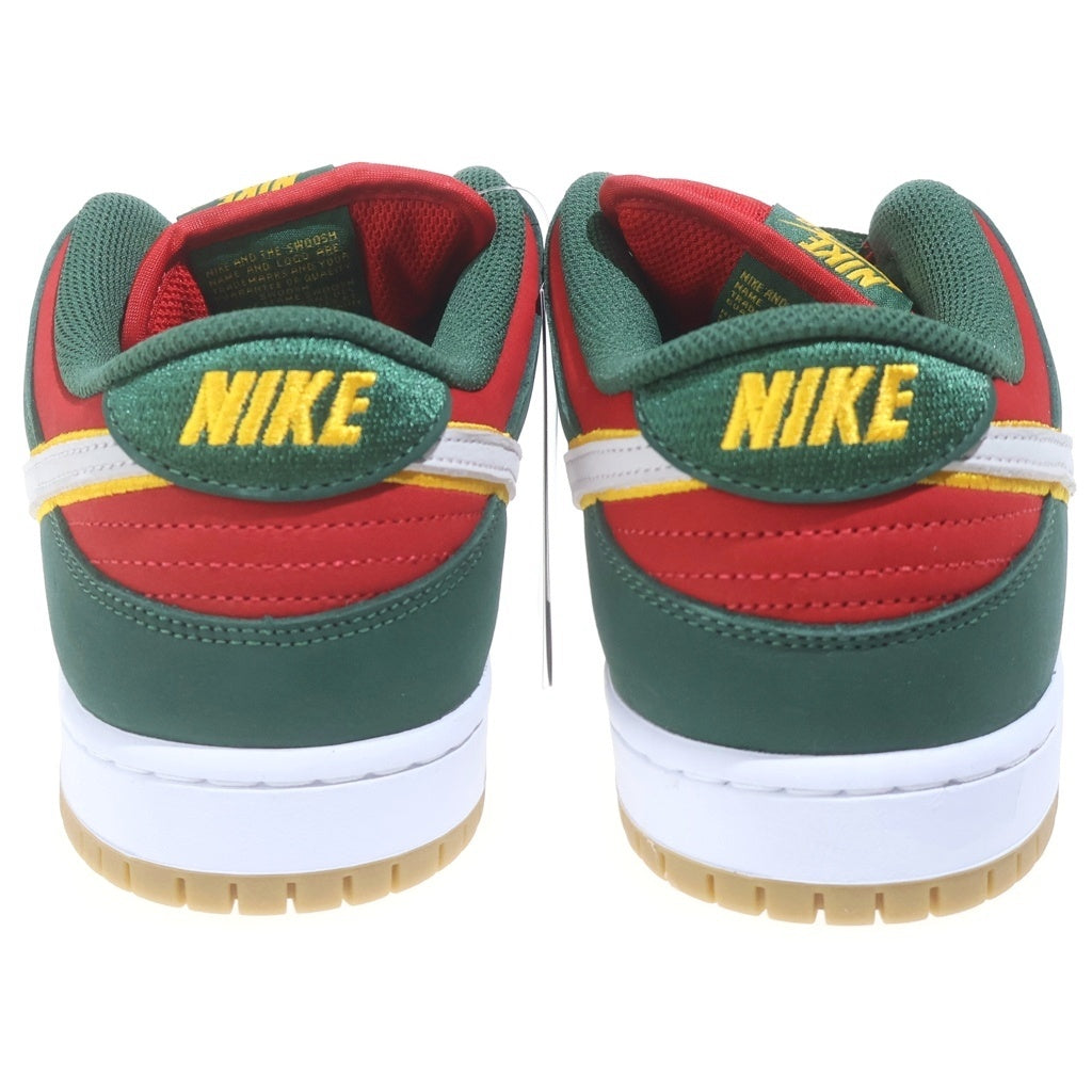 NIKE SB(ナイキエスビー) DUNK LOW PRM SEATTLE SUPERSONICS FZ1287-300 ダンク シアトルスーパーソニックス ローカットスニーカー グリーン/レッド US11/29cm