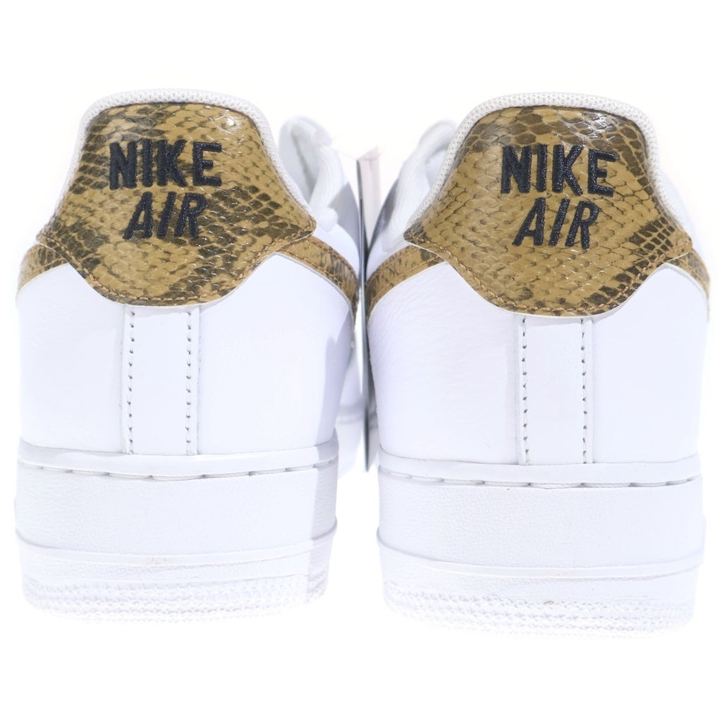 NIKE(ナイキ) AIR FORCE1 RETRO PRM QS IVORY SNAKE AO1635-100 エアフォース1 レトロ プレミアム アイボリースネーク ローカットスニーカー ホワイト US10.5/28.5cm
