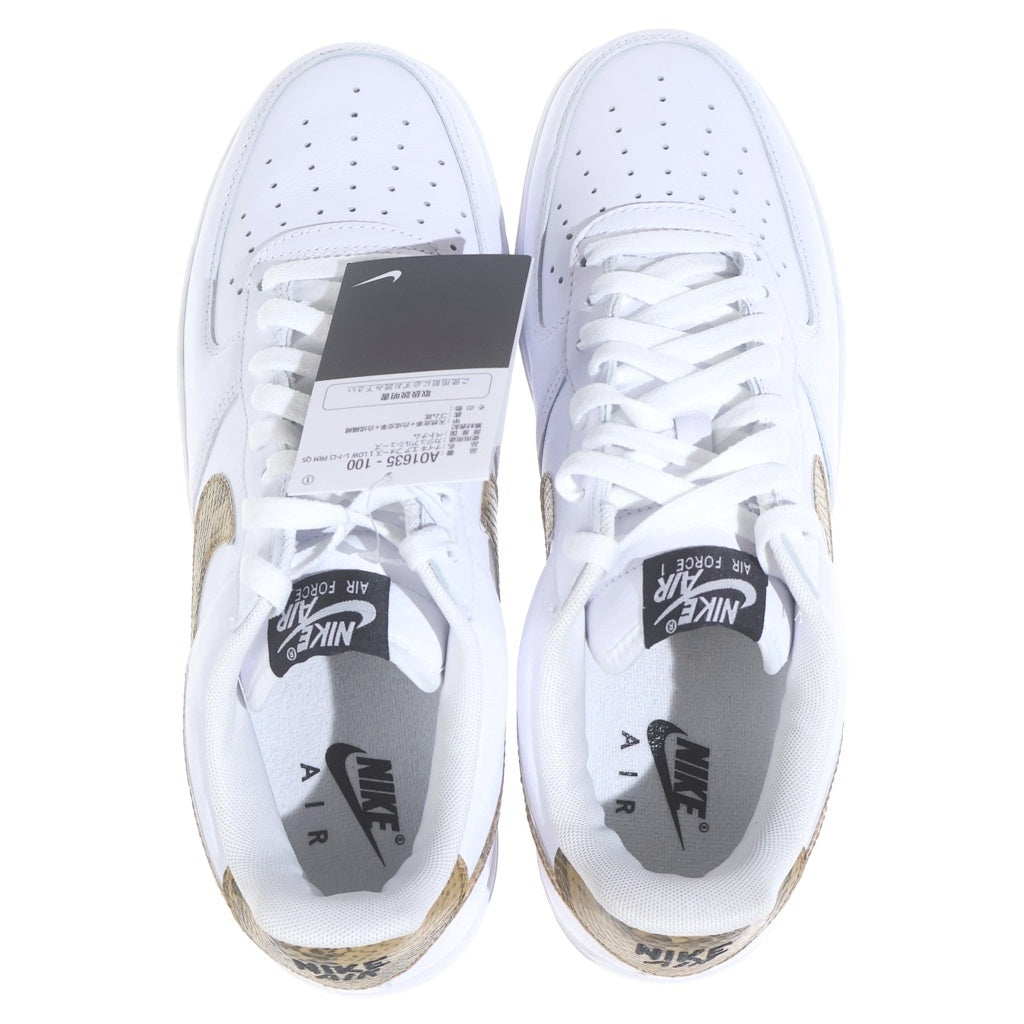NIKE(ナイキ) AIR FORCE1 RETRO PRM QS IVORY SNAKE AO1635-100 エアフォース1 レトロ プレミアム アイボリースネーク ローカットスニーカー ホワイト US10.5/28.5cm