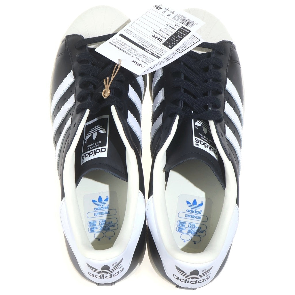 adidas(アディダス) SUPERSTAR 82 CORE BLACK スーパースター82 コアブラック ローカットスニーカー ブラック/ホワイト US10 1/2 28.5cm ID5960