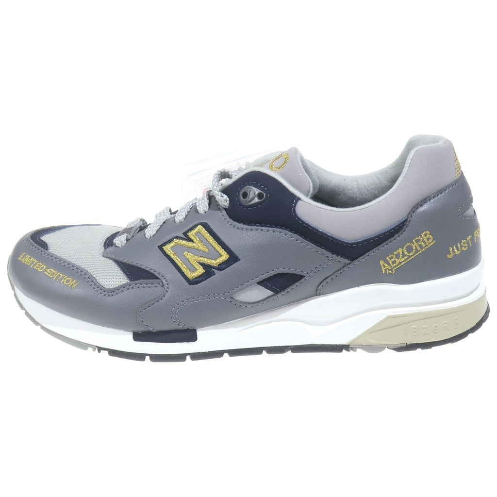 New Balance(ニューバランス) CM1600LE レザー メッシュ ローカットスニーカー グレー US10.5/28.5cm