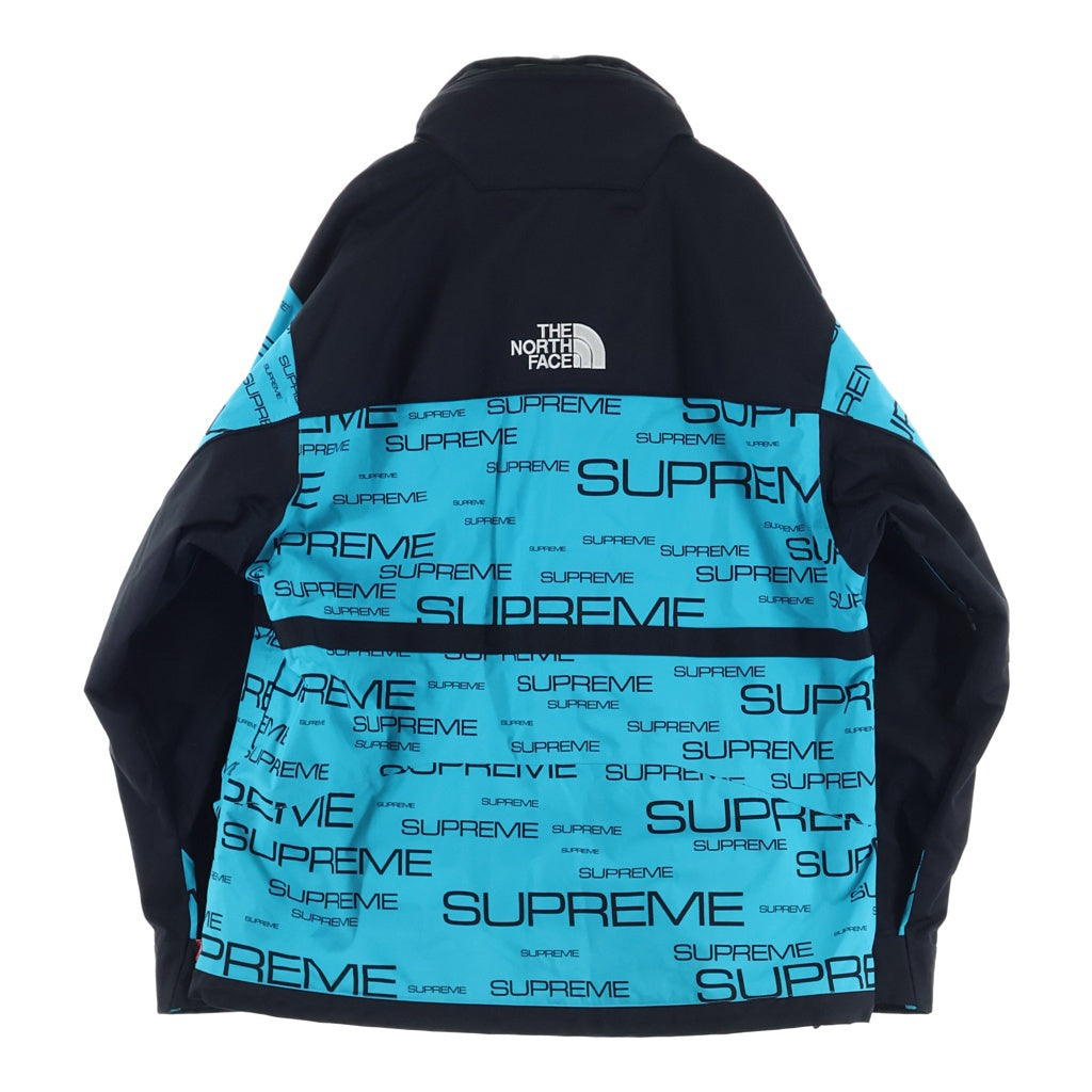 SUPREME(シュプリーム) 21AW ×THE NORTH FACE Steep Tech Apogee Jacket ロゴプリント ジップアップマウンテンジャケット ブラック/ブルー NP52102I