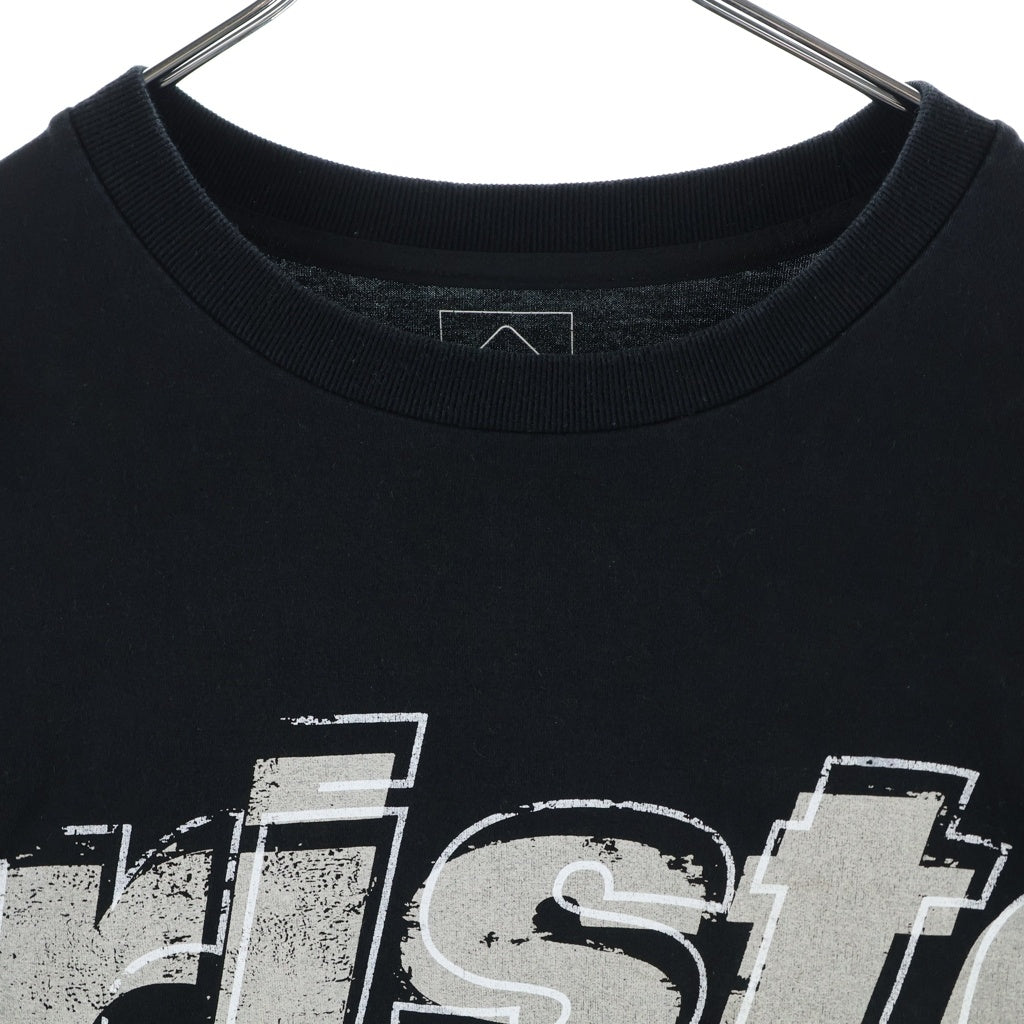 F.C.R.B./F.C.Real Bristol/FCRB(エフシーアールビー/エフシーレアルブリストル) 25AW OVERLAY L/S TEE オーバーレイ クルーネック 長袖Tシャツ カットソー ブラック FCRB-252097