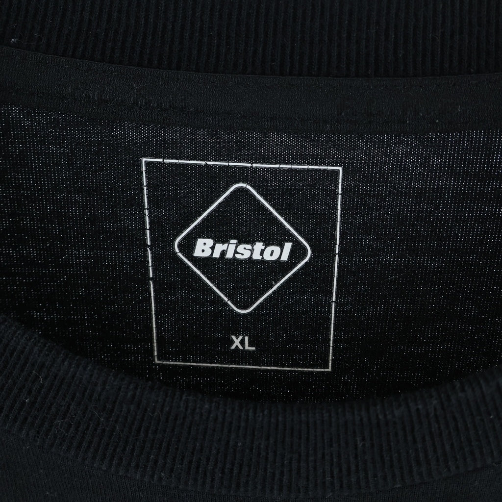 F.C.R.B./F.C.Real Bristol/FCRB(エフシーアールビー/エフシーレアルブリストル) 25AW OVERLAY L/S TEE オーバーレイ クルーネック 長袖Tシャツ カットソー ブラック FCRB-252097