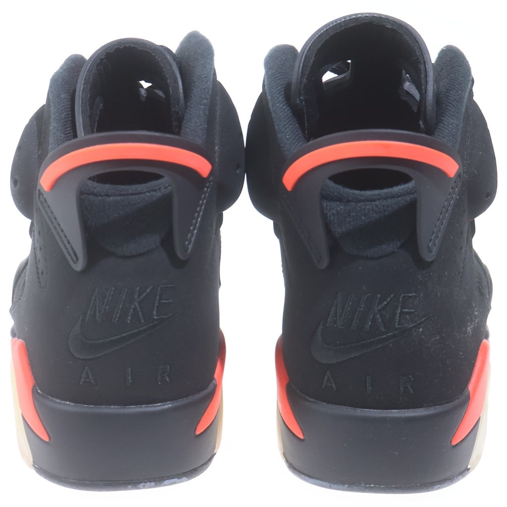 NIKE(ナイキ) 【観賞用2018年製】AIR JORDAN 6 RETRO OG BLACK INFRARED 384664-060 エアジョーダン6 ブラックインフラレッド ハイカットスニーカー ブラック US9/27cm