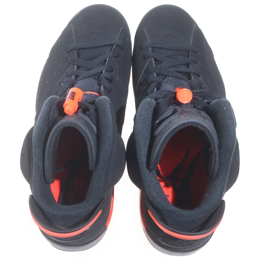 NIKE(ナイキ) 【観賞用2018年製】AIR JORDAN 6 RETRO OG BLACK INFRARED 384664-060 エアジョーダン6 ブラックインフラレッド ハイカットスニーカー ブラック US9/27cm