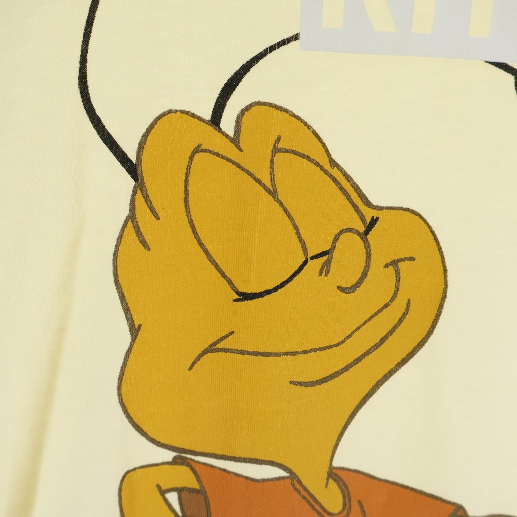 KITH(キス) 22SS キャラクターロゴプリントクルーネック半袖Tシャツカットソー ベージュ 22-071-066-0005-1-0