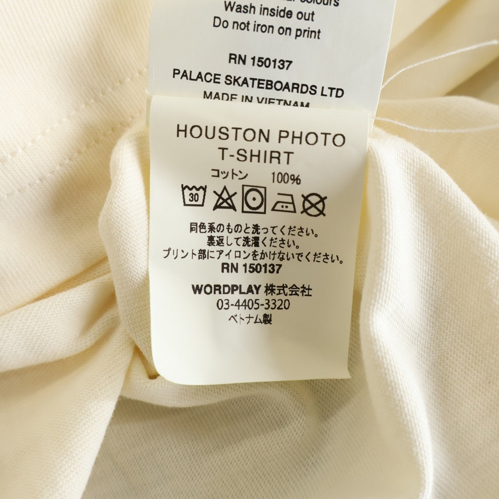 Palace Skateboards(パレススケートボーズ) 20AW HOUSTON PHOTO T-SHIRT ヒューストン フォトプリントクルーネック半袖Tシャツカットソーアイボリー