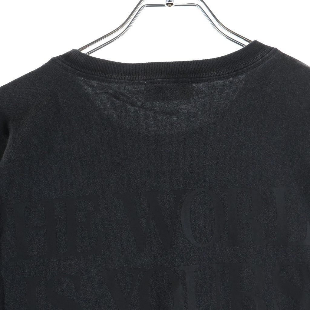 KITH(キス) 25AW ×Scarface Tony Portrait Vintage Tee スカーフェイス ヴィンテージ加工 半袖 Tシャツ カットソー ブラック KHM034172