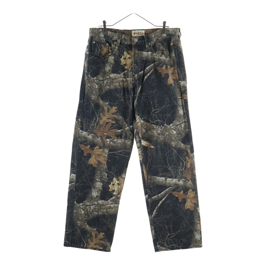 STUSSY(ステューシー) 23AW BIG OL JEAN REALTREE EDGE リアルツリー デニムパンツ ブラック/ブラウン 116602P