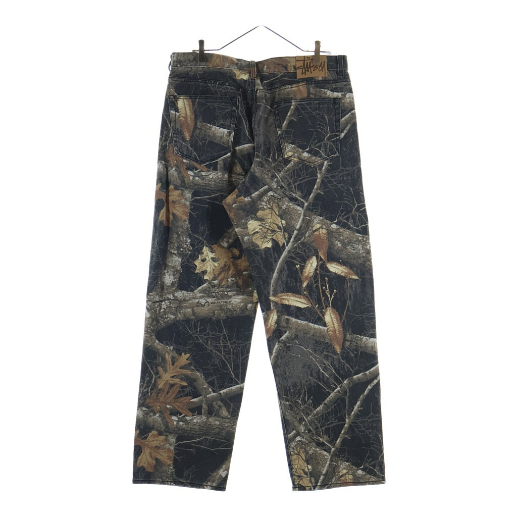 STUSSY(ステューシー) 23AW BIG OL JEAN REALTREE EDGE リアルツリー デニムパンツ ブラック/ブラウン 116602P