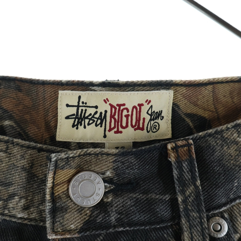 STUSSY(ステューシー) 23AW BIG OL JEAN REALTREE EDGE リアルツリー デニムパンツ ブラック/ブラウン 116602P
