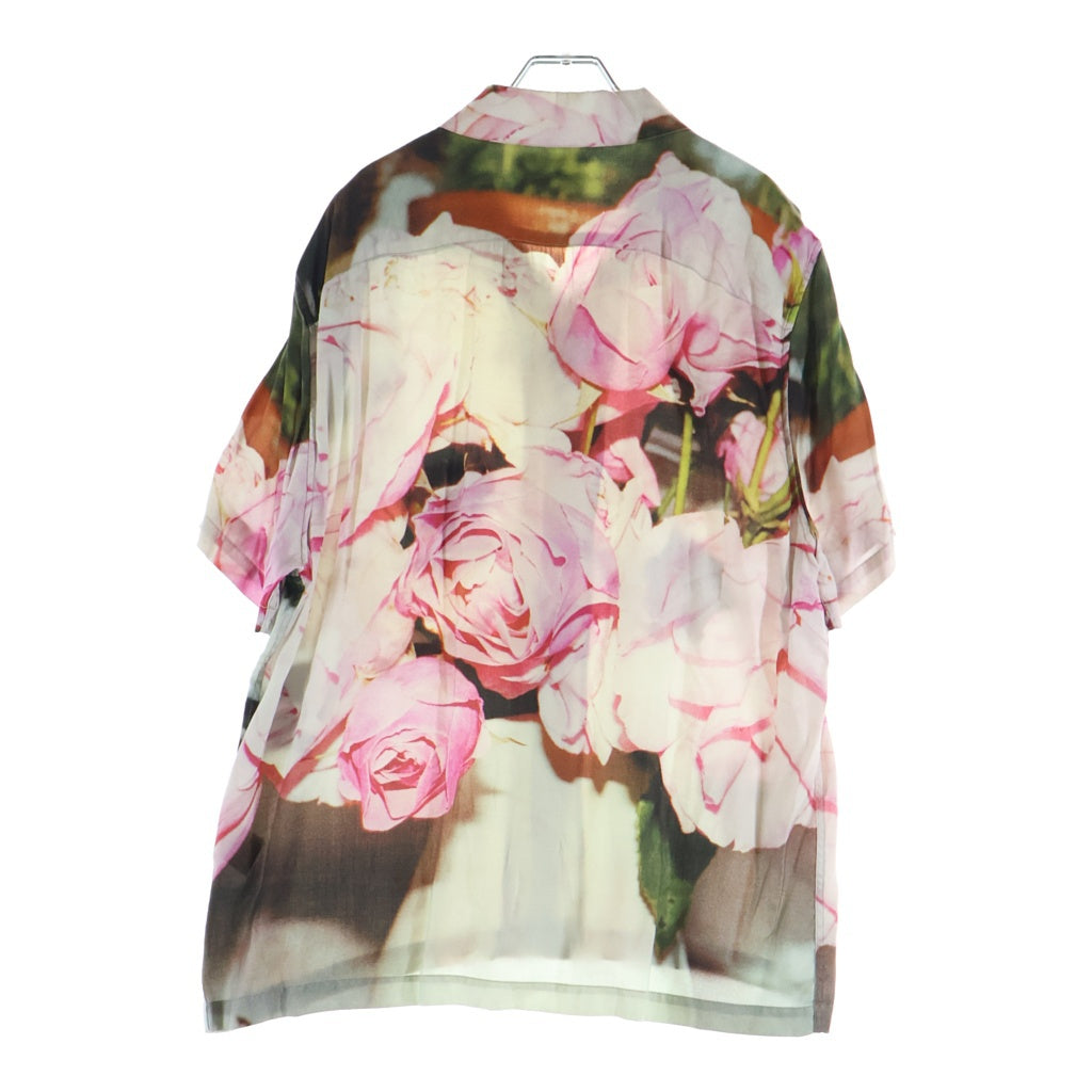 Palace Skateboards(パレススケートボーズ) ×JUERGEN TELLER SHIRT ユルゲン テラー プリント オープンカラー半袖シャツ アイボリー