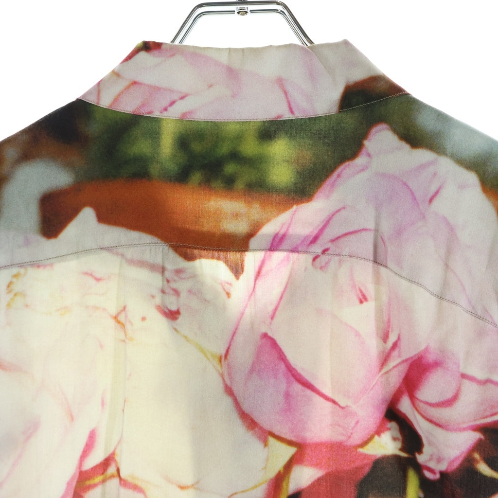 Palace Skateboards(パレススケートボーズ) ×JUERGEN TELLER SHIRT ユルゲン テラー プリント オープンカラー半袖シャツ アイボリー