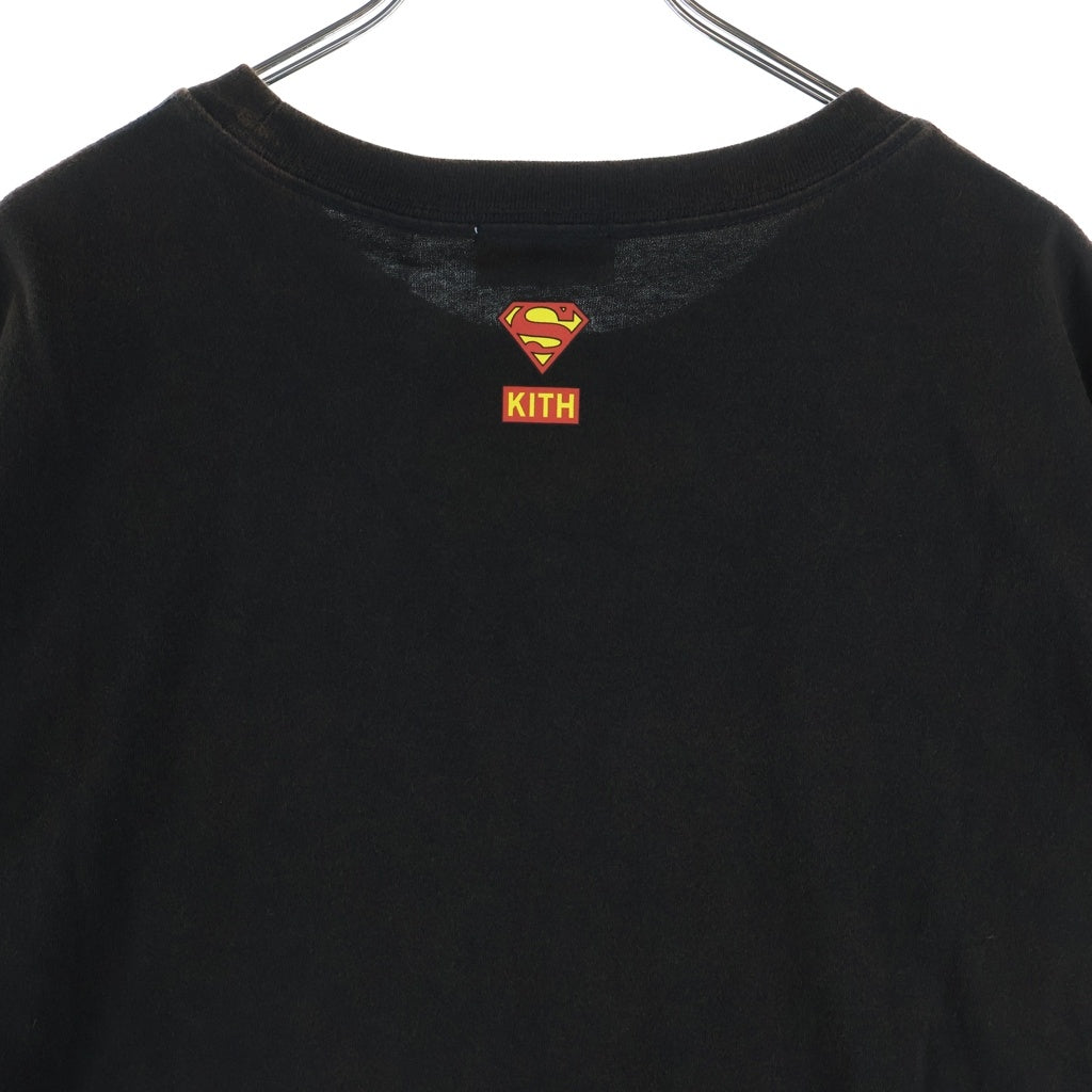 KITH(キス) ×Superman Lightning Bolt Tee スーパーマン ライトニングボルト 半袖Tシャツカットソー ブラック KHM033852