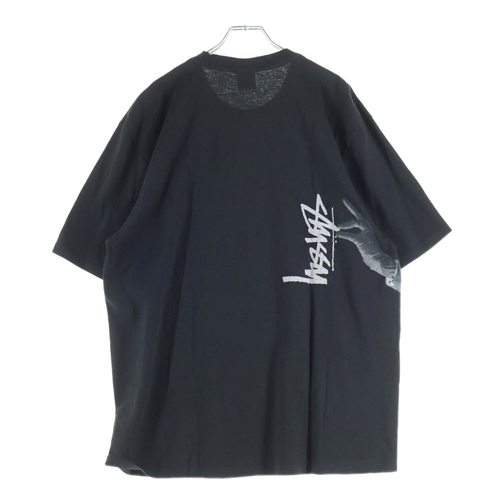 STUSSY(ステューシー) 25AW Paris T-Shirt パリス クルーネック 半袖Tシャツカットソー ブラック 1905164