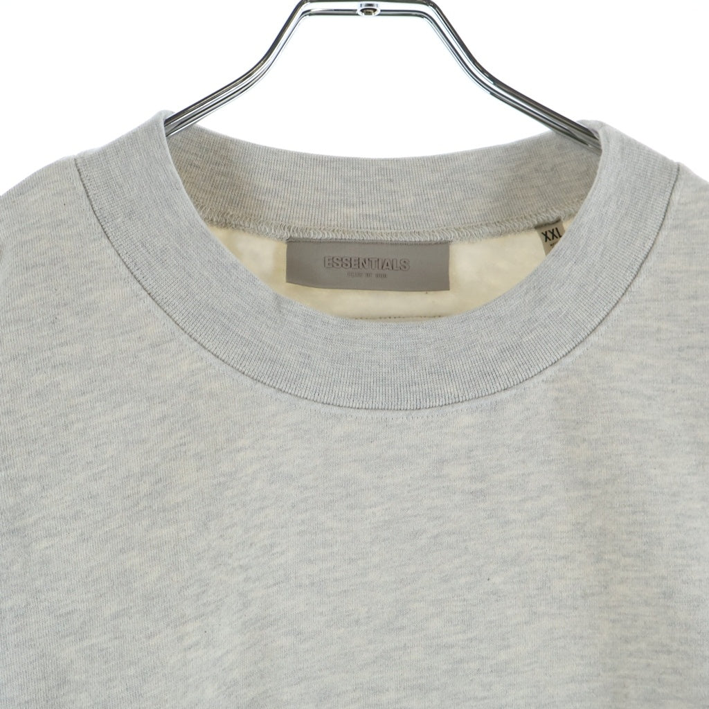 FEAR OF GOD ESSENTIALS(フィアオブゴッド エッセンシャルズ) ロゴプリントクルーネック スウェット トレーナー グレー
