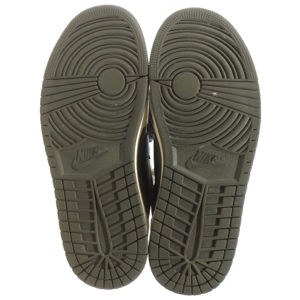NIKE(ナイキ) ×TRAVIS SCOTT AIR JORDAN 1 LOW OG DM7866-200 トラヴィススコット エアジョーダン 1 リバース オリーブ ローカットスニーカー カーキ US8.5/26.5cm