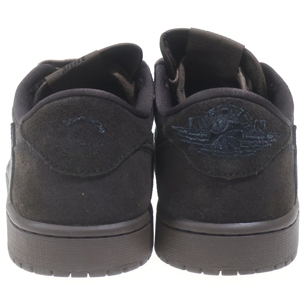 NIKE(ナイキ) ×TRAVIS SCOTT AIR JORDAN 1 LOW OG SP VELVET BROWN DM7866-202 トラヴィススコット エアジョーダン 1 ベルベット ローカットスニーカー US8.5/26.5cm