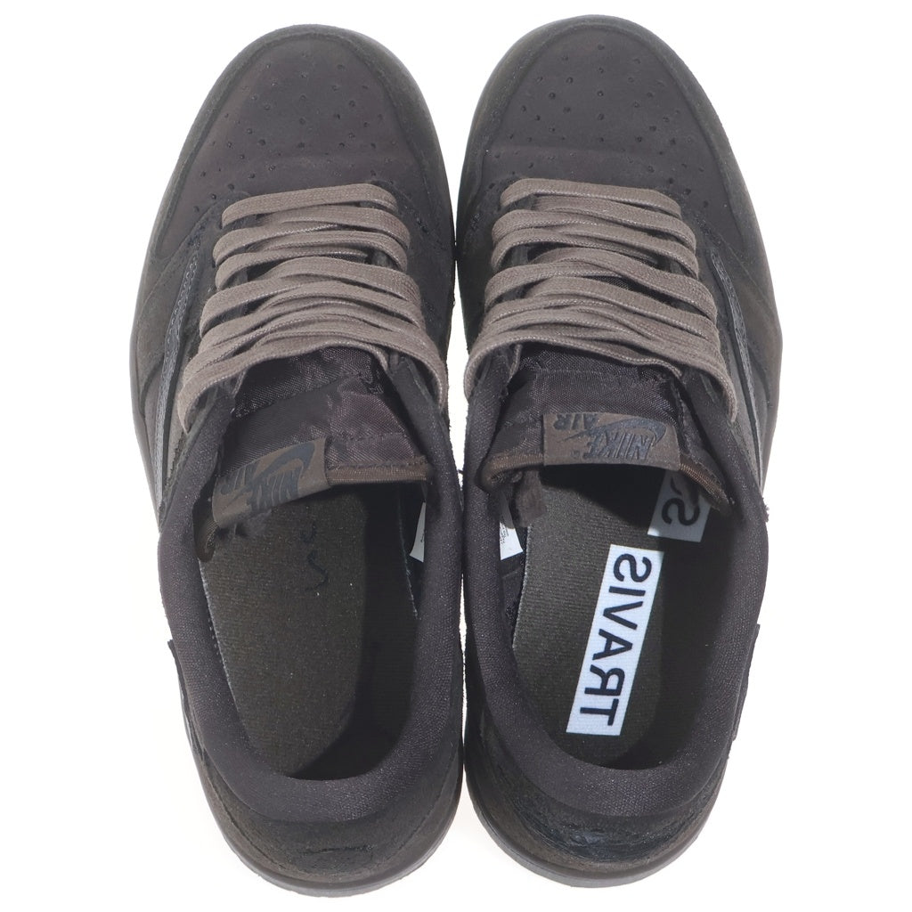NIKE(ナイキ) ×TRAVIS SCOTT AIR JORDAN 1 LOW OG SP VELVET BROWN DM7866-202 トラヴィススコット エアジョーダン 1 ベルベット ローカットスニーカー US8.5/26.5cm