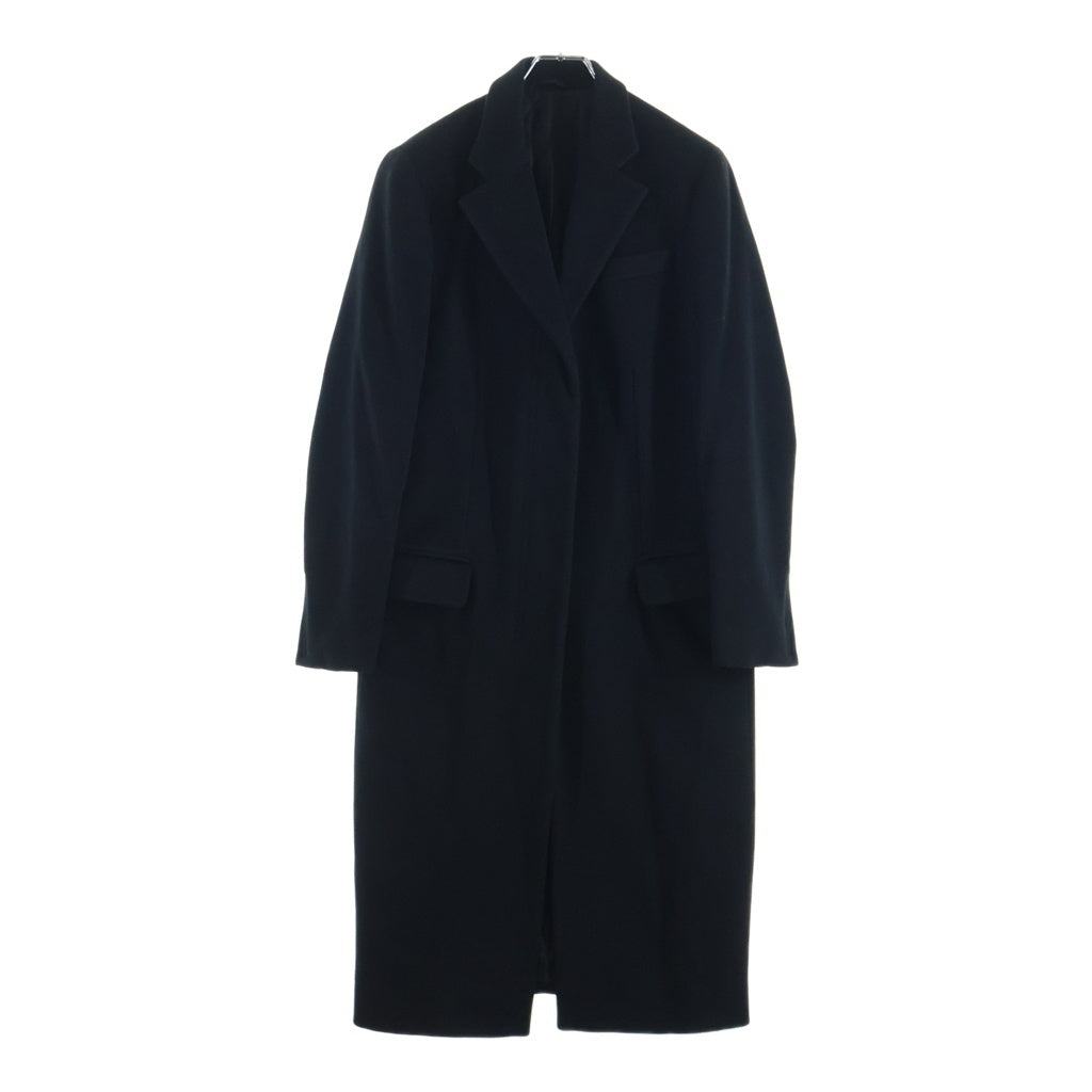 GUCCI(グッチ) 99AW トムフォード期 カシミヤブレンド 比翼ボタン ロングコート ブラック 211-0380-1813 レディース
