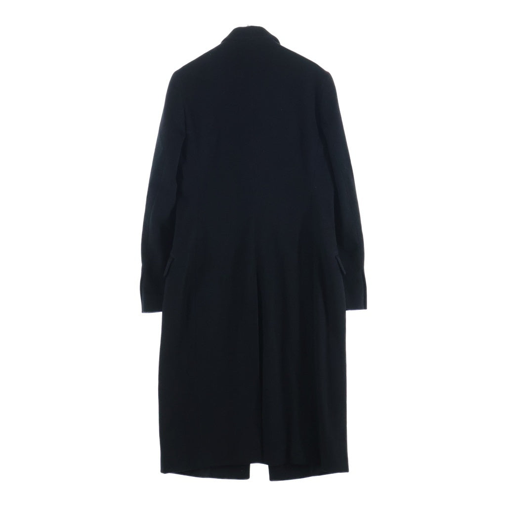 GUCCI(グッチ) 99AW トムフォード期 カシミヤブレンド 比翼ボタン ロングコート ブラック 211-0380-1813 レディース