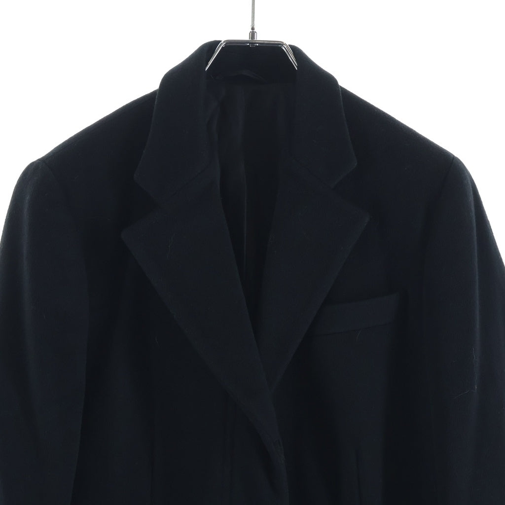 GUCCI(グッチ) 99AW トムフォード期 カシミヤブレンド 比翼ボタン ロングコート ブラック 211-0380-1813 レディース