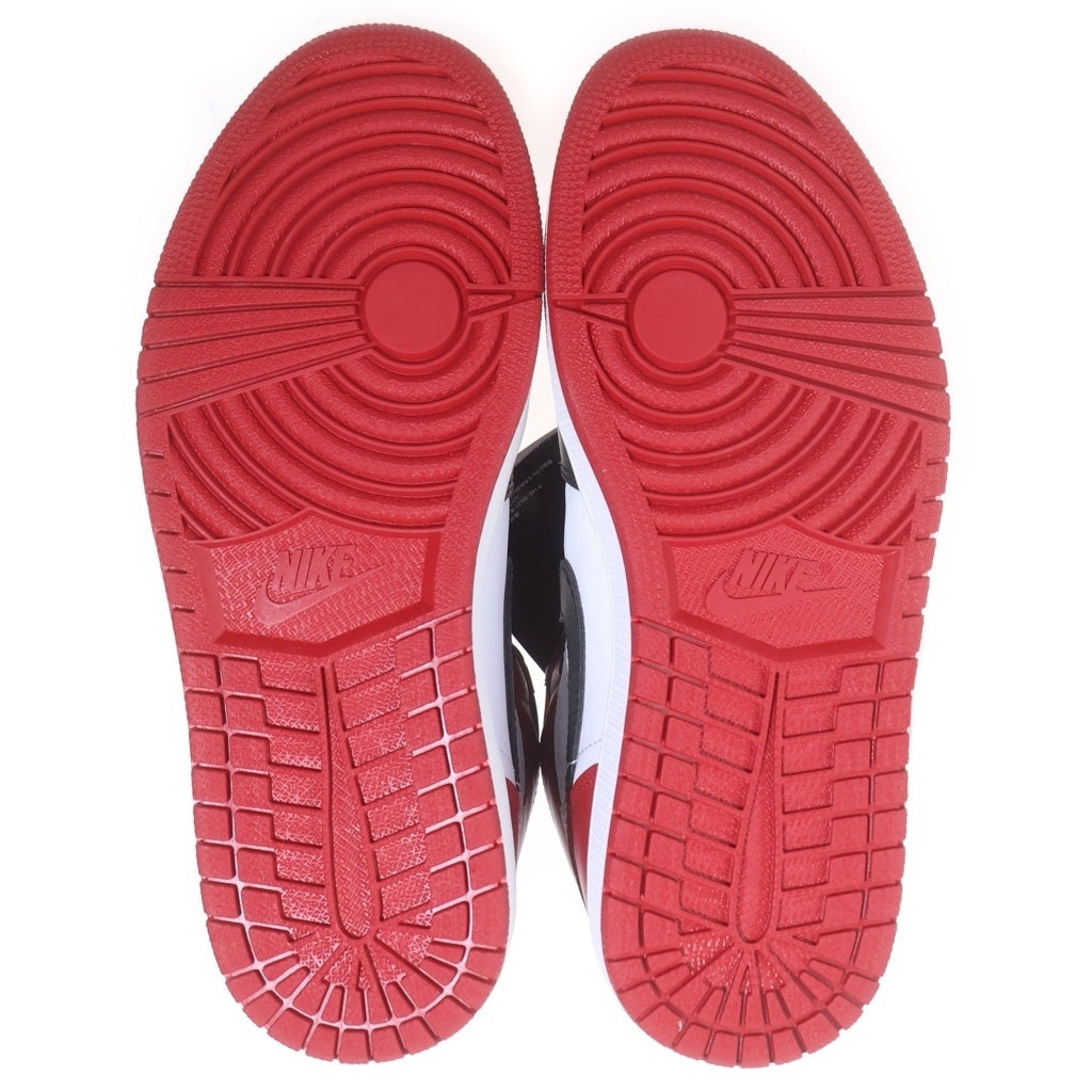 NIKE(ナイキ) 【観賞用 2013年製】 AIR JORDAN1 RETRO HIGH OG 555088-184 エアジョーダン1 ハイカットスニーカー つま黒 US8/26cm ブラック/レッド/ホワイト