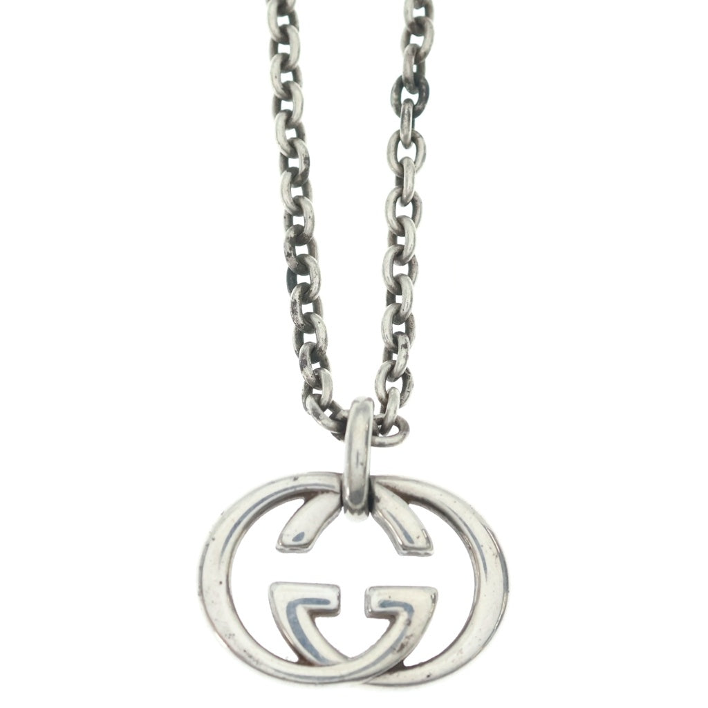 GUCCI(グッチ) インターロッキングG ペンダントトップ ネックレス シルバー