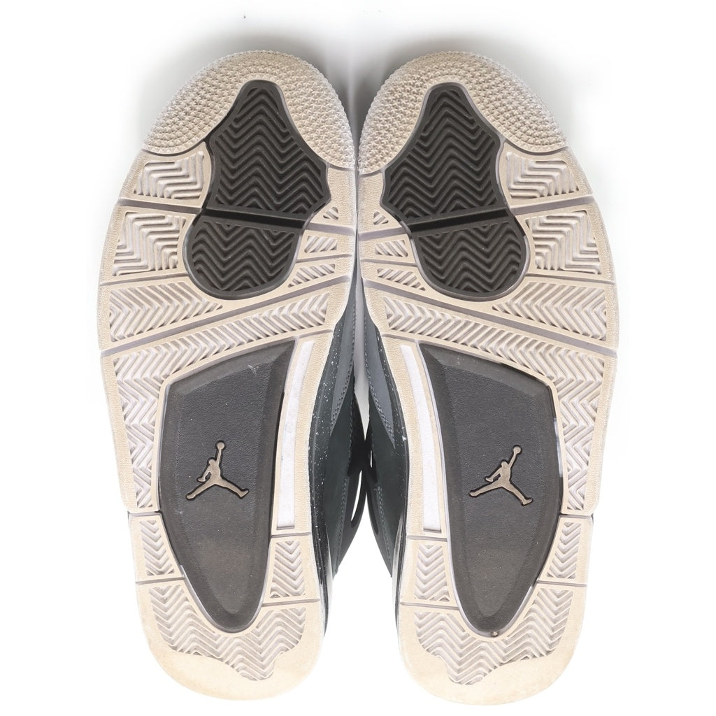 NIKE(ナイキ) AIR JORDAN 4 RETRO Fear FQ8138-002 エアジョーダン 4 レトロ フィアー ミッドカットスニーカー ブラック/グレー US10/28cm