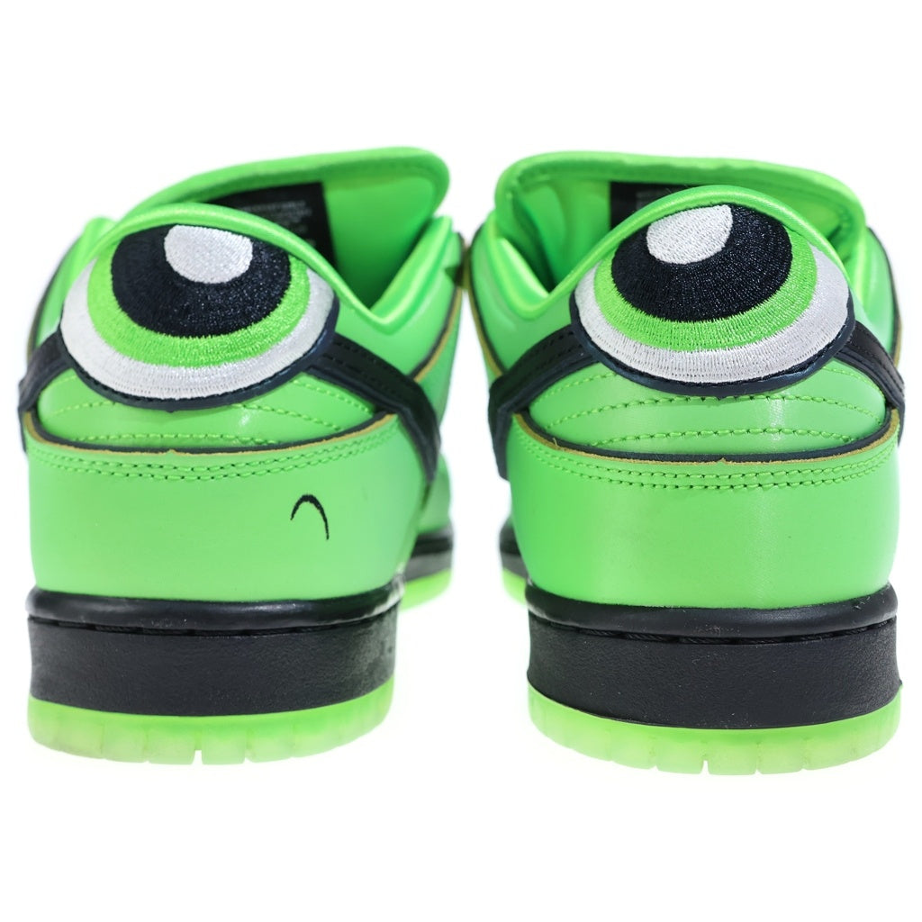 NIKE SB(ナイキエスビー) ×The Powerpuff Girls DUNK LOW PRO QS Buttercup FZ8319-300 パワーパフガールズ ダンク ロウ バターカップ ローカットスニーカー グリーン US10/28cm
