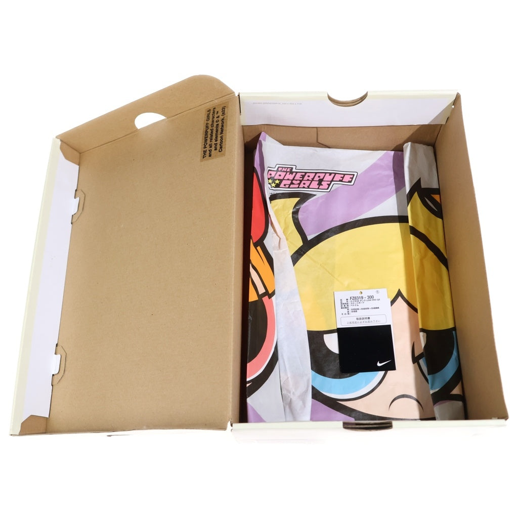 NIKE SB(ナイキエスビー) ×The Powerpuff Girls DUNK LOW PRO QS Buttercup FZ8319-300 パワーパフガールズ ダンク ロウ バターカップ ローカットスニーカー グリーン US10/28cm